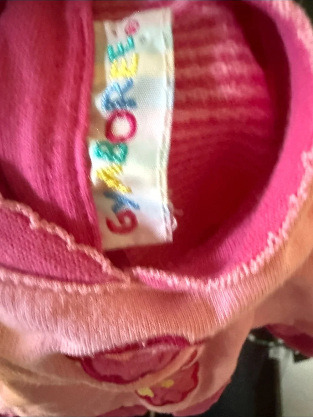 Vintage Gymboree pink baby outfit 6 months